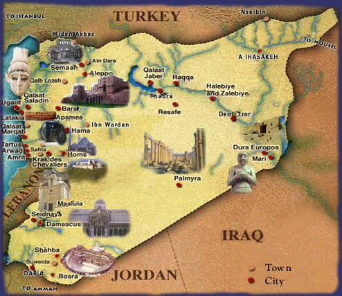 Syria_Tourist_Map