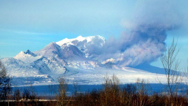 Shiveluch-volcano